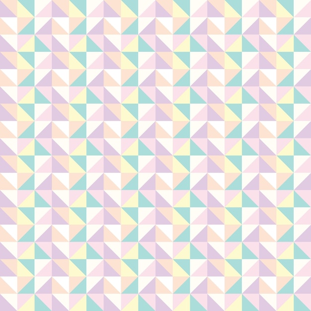 Pastellfarbener geometrischer Hintergrunddruck Nahtloses abstraktes Musterdesign