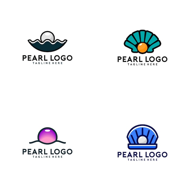 Pearl-logo-sammlung