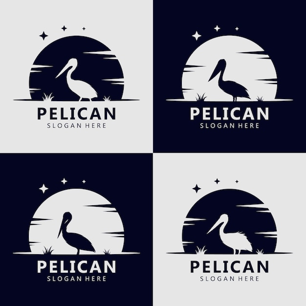 Pelikan-silhouette-logo-konzept