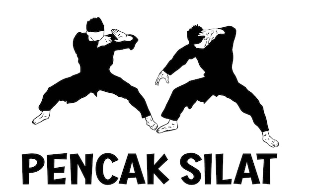 Pencak-silat-symbol-logo-vektor