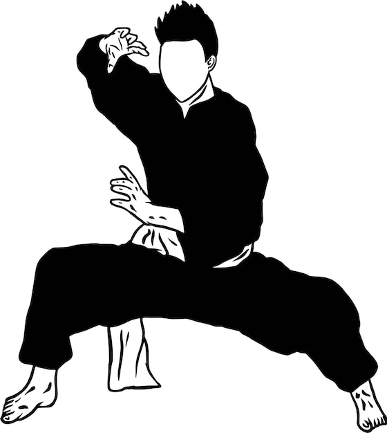 Vektor pencak-silat-symbol-logo-vektor