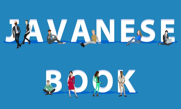 People on Javanese Book for Web Mobile App-Präsentationen