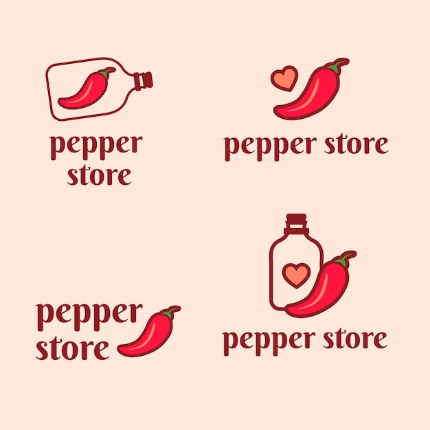 Vektor pepper-store-logo-vektor