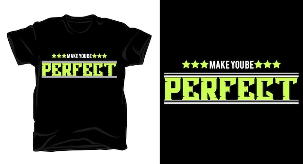 Perfektes t-shirt-design