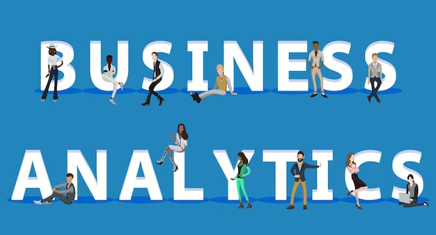 Personen auf Business Analytics for Web Mobile App