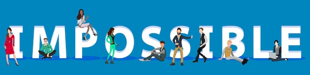 Personen auf Impossible for Web Mobile App-Präsentationen