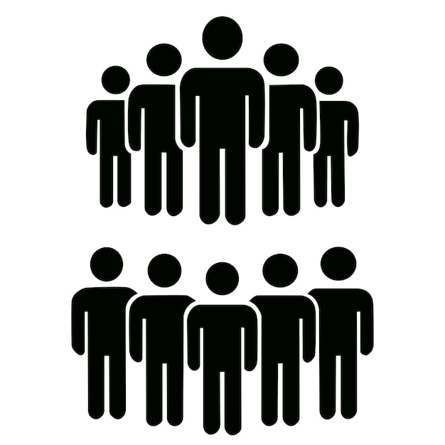 Personen-Ikonen-Vektorbild