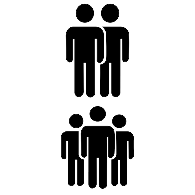 Personen-Ikonen-Vektorbild