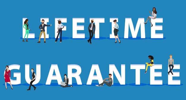 Personen mit lebenslanger Garantie für die Web Mobile App