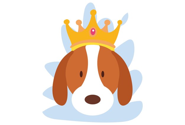 PetCrown Jewels Konzept-Illustration Stilvoll und wunderschön