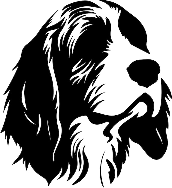 Vektor petit basset griffon venden schwarze silhouette mit durchsichtigem hintergrund