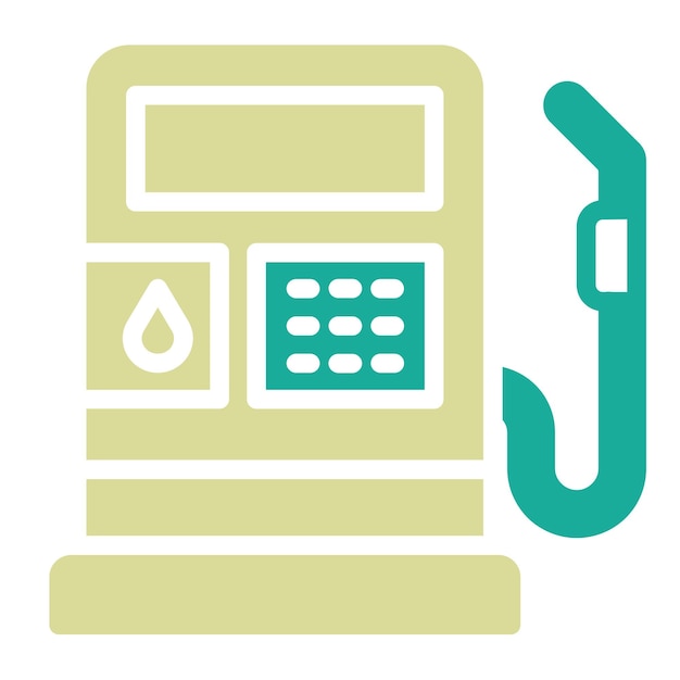 Vektor petrol vector icon illustration of nuclear energy iconset