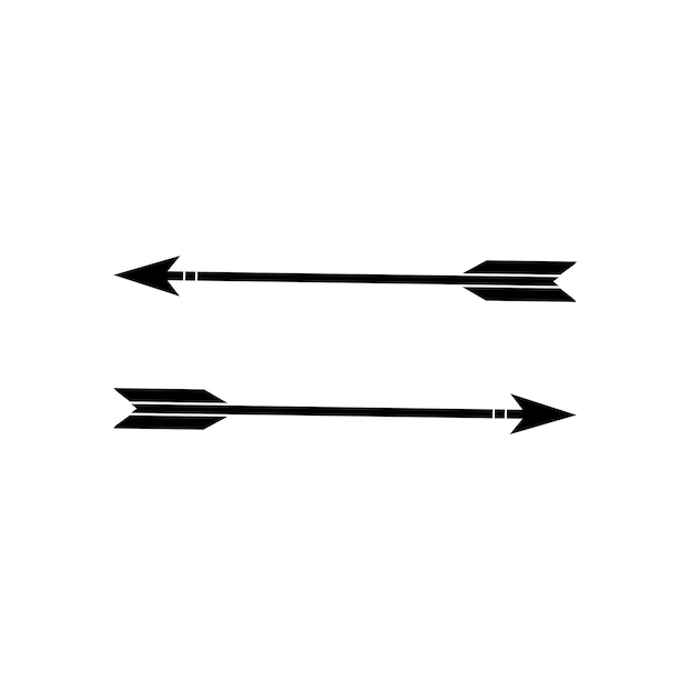 Pfeil-bogen-vektorsymbol