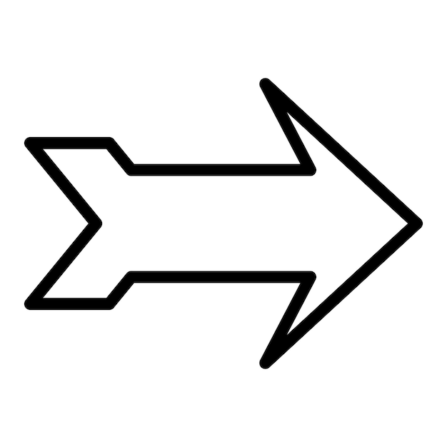 Pfeil-Icon-Design und Illustrationsdesign