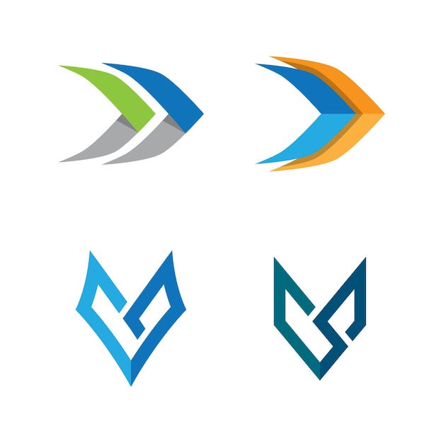 Pfeil logo bilder illustration design