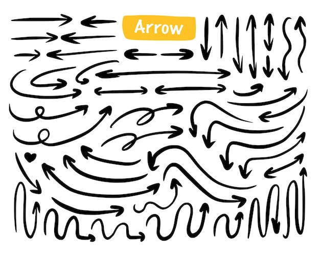 Pfeil mega set sammlung handzeichnung
