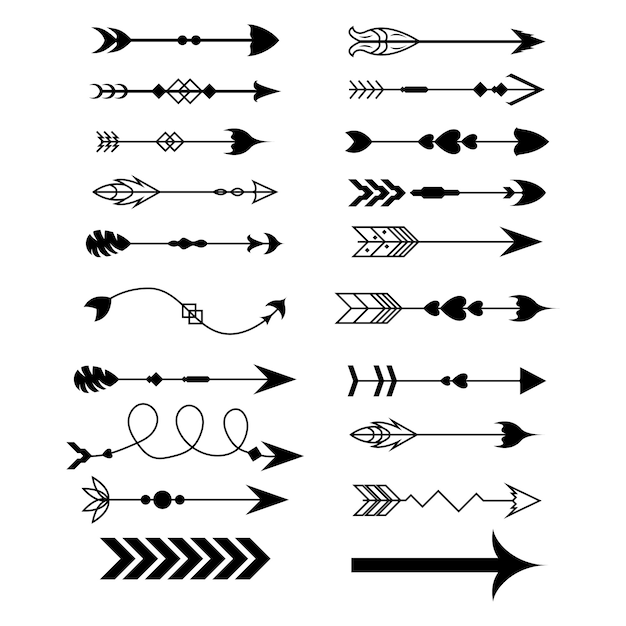 Pfeil-Set-Auflistung