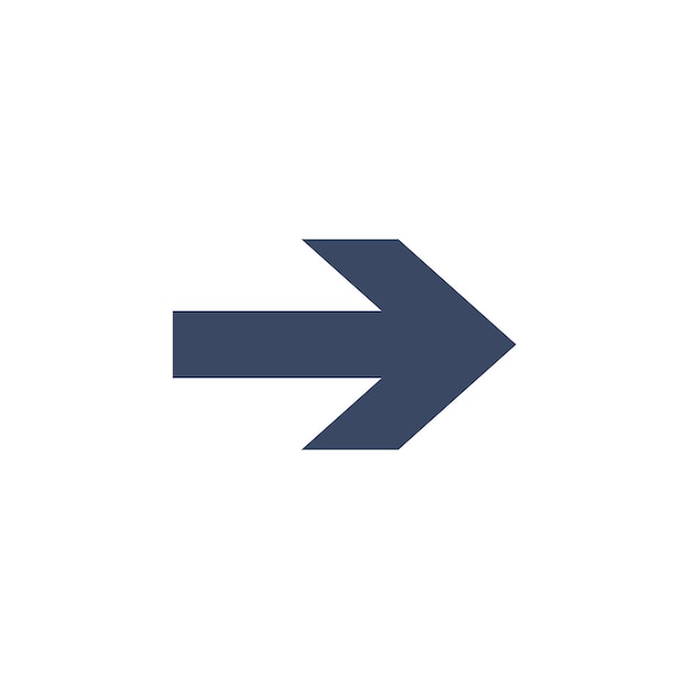 Pfeil-Symbol-Symbol-Vektor-Vorlage