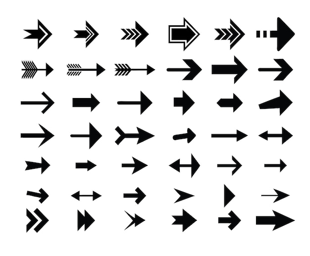 Pfeil-Symbole Set
