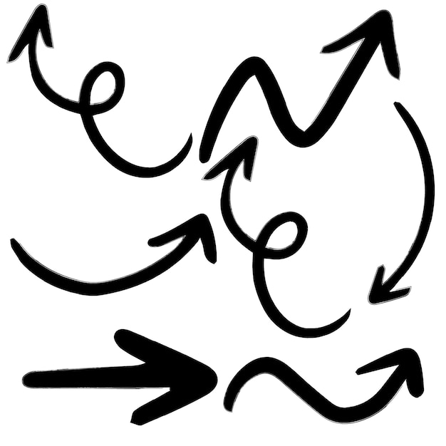 Pfeilzeiger-Droodle-Set-Dekoration und -Design