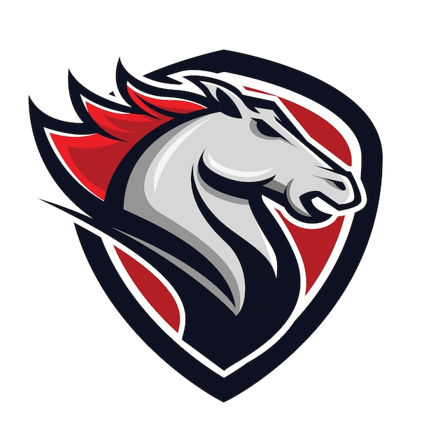 Pferd emblem sport logo