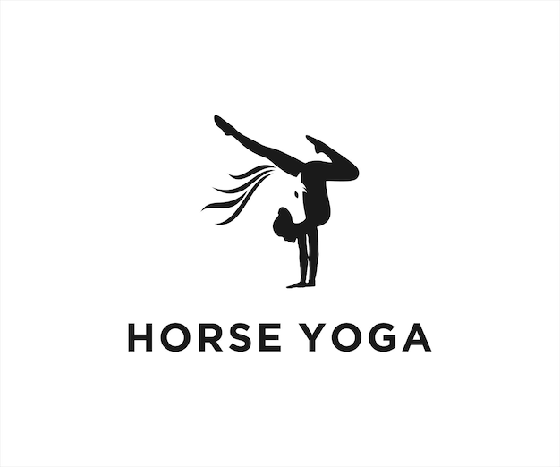 Pferd-Yoga-Logo-Designs-Symbol