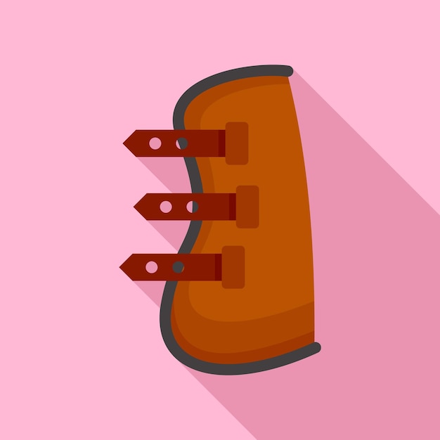 Pferde-schutz-stiefel-symbol flach-illustration von pferden-schutz stiefel-vektor-symbole für web-design