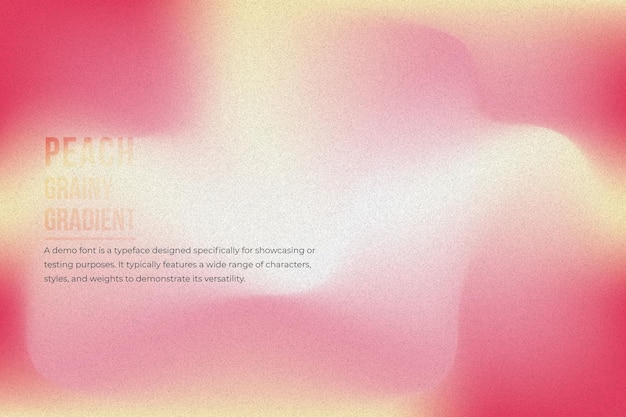 Vektor pfirsich-kornig-gradient-hintergrund-design textur hintergrund