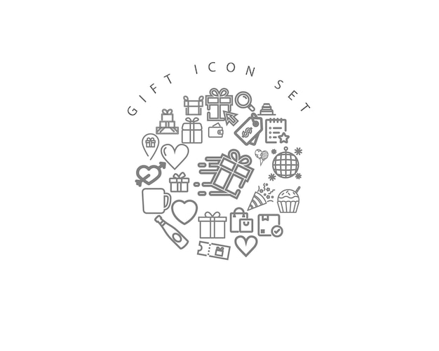 Pflanzen-icon-set-design