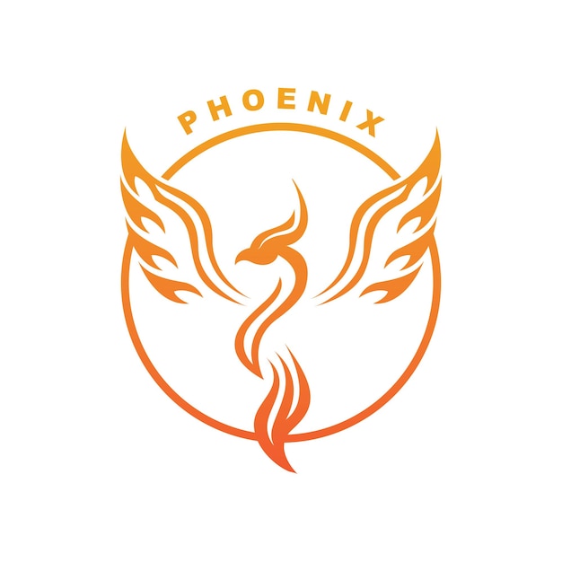 Phoenix Logo Symbol Vektor Illustration Vorlage Design Markenunternehmen