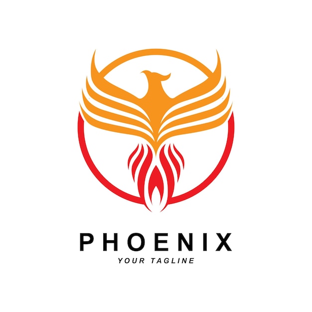 Phoenix Logo Symbol Vektor Illustration Vorlage Design Markenunternehmen