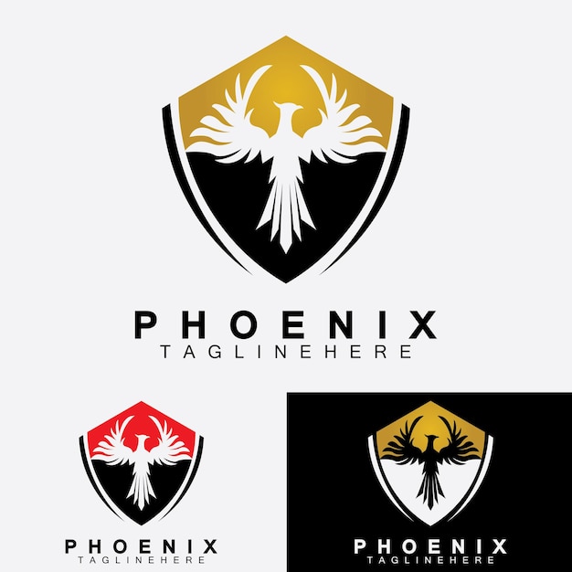 Phoenix-logo vektor-illustration-design-vorlage