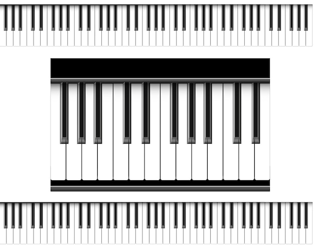 Vektor piano-symbol draufsicht des schwarzen flügels vektor