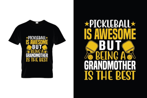 Pickleball t-shirt design oder pickleball poster design oder pickleball illustration