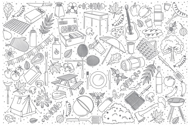 Picknick-Doodle-Set