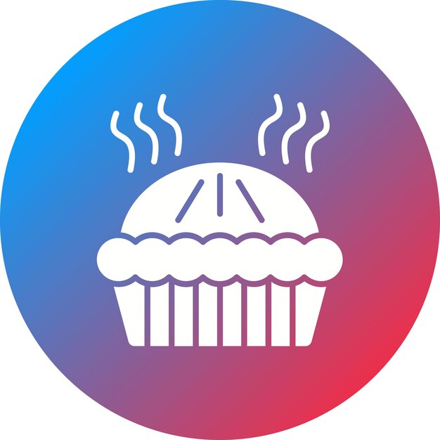 Pie-Icon-Vektorbild kann für saisonale verwendet werden