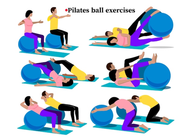 Pilatesball tolle übungen