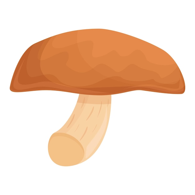 Pilz-shiitake-symbol cartoon-vektor shitake-lebensmittel morchelpilz