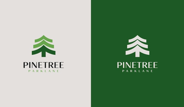 Pine house pine home pine tree logo universelles kreatives premium-symbol vektorzeichen-symbol-logo-vorlage vektorillustration