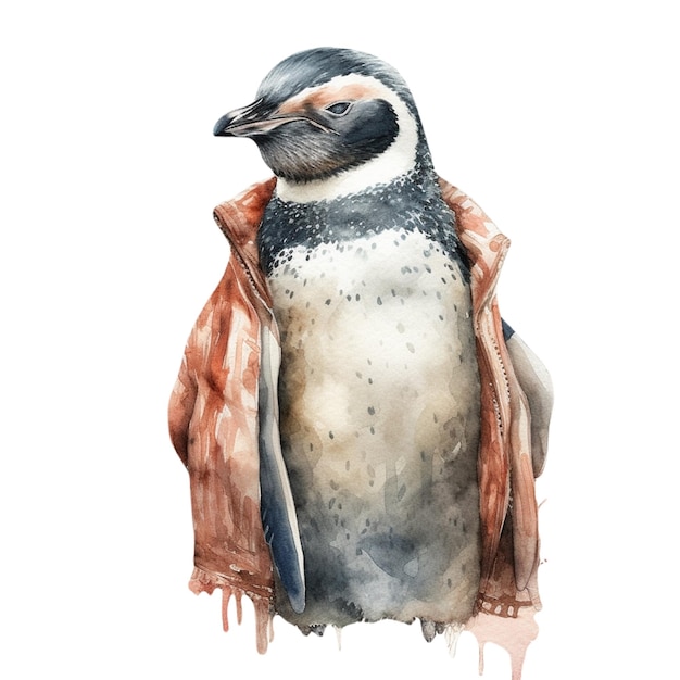 Pinguin-familie und eier und familie und haus vektorkunst von pinguin vektorpinguin