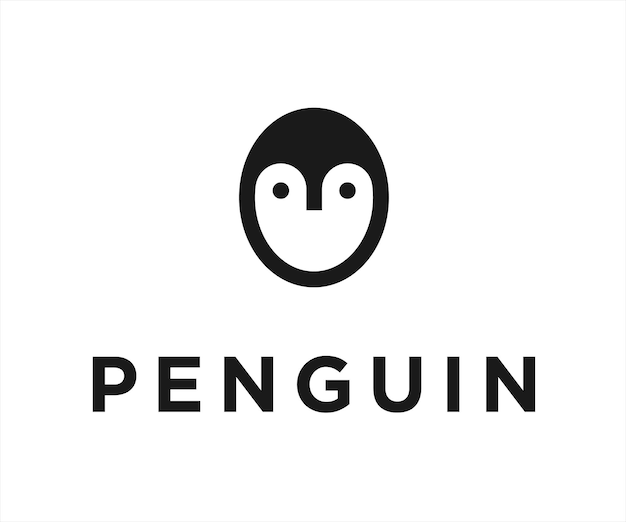 Pinguin-logo-design-vektor-illustration