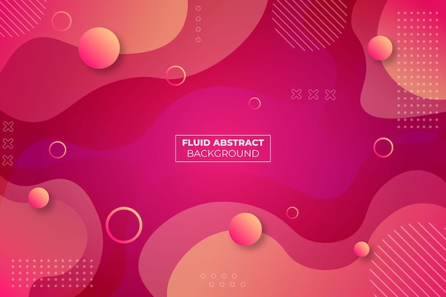 Pink Fluid Gradient Abstract Einfache Form Hintergrund