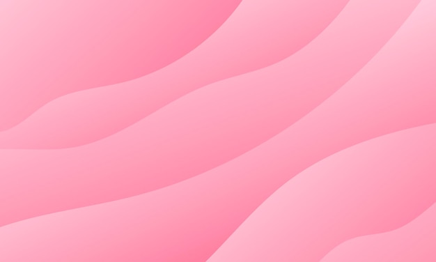 Pinker Hintergrund mit dynamischer Kurvenlinie elegantes grafisches Designelement Dekoration