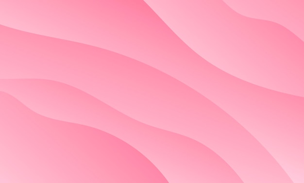 Pinker Hintergrund mit dynamischer Kurvenlinie elegantes grafisches Designelement Dekoration