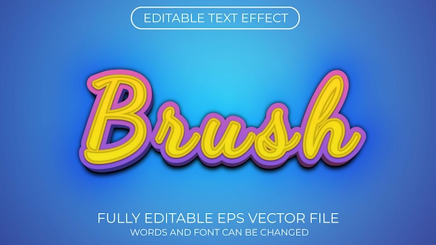 Pinsel-Texteffekt
