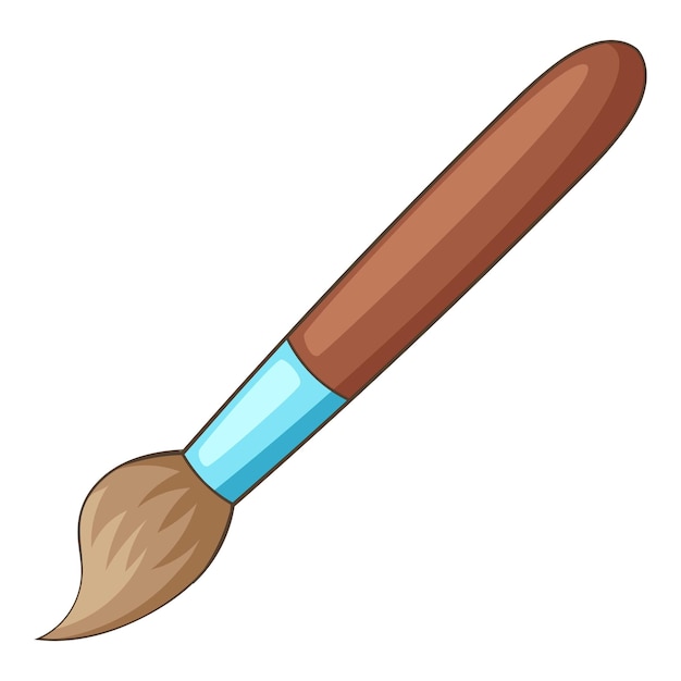 Pinselsymbol Cartoon-Illustration des Pinselvektorsymbols für das Web