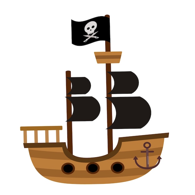 Piratenschiff Bild Cartoon Piratenboot