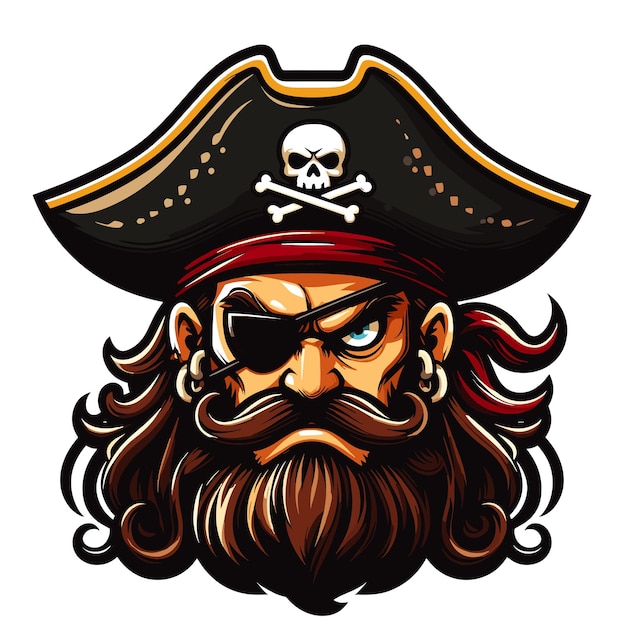 Piratenvektor-Logo