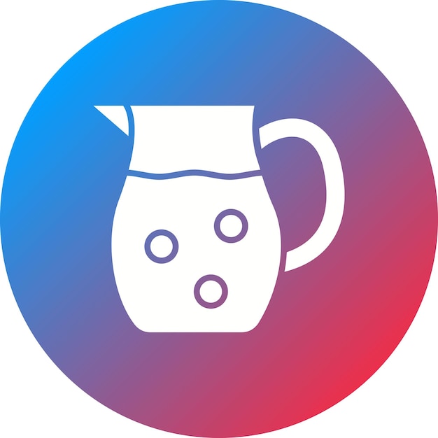 Vektor pitcher-icon-vektorbild kann für homeware verwendet werden