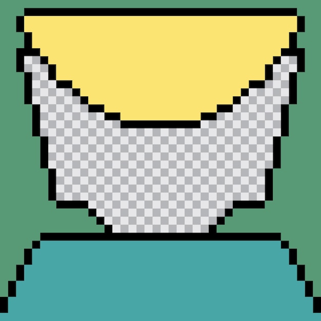Pixel-Art Social-Media-Post-Vorlage-Design